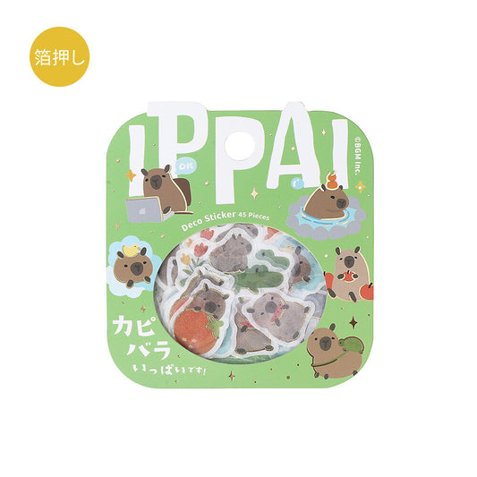 BGM Flake Stickers Ippai - Capybaras