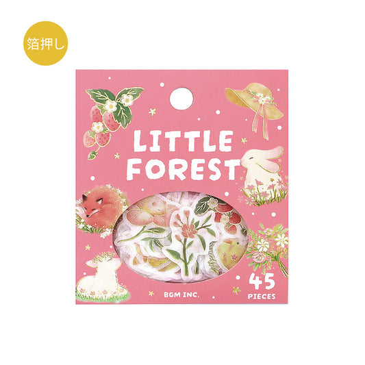 BGM Flake Stickers Little Forest - Pink