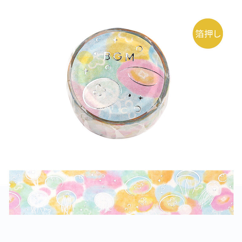 BGM Washi Tape Dreaming Scenery - Jellyfish
