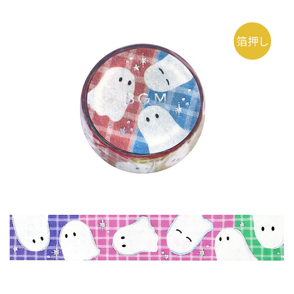 BGM Washi Tape LIFE series - Colourful Ghosts
