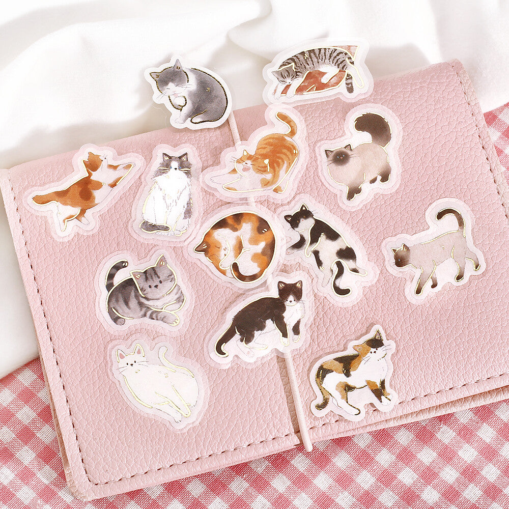 BGM Flake Stickers Ippai - Cats Vol.2