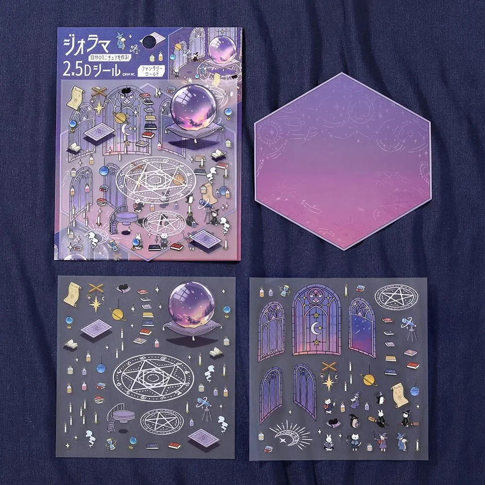 BGM Diorama 2.5D Stickers - Fantasy World