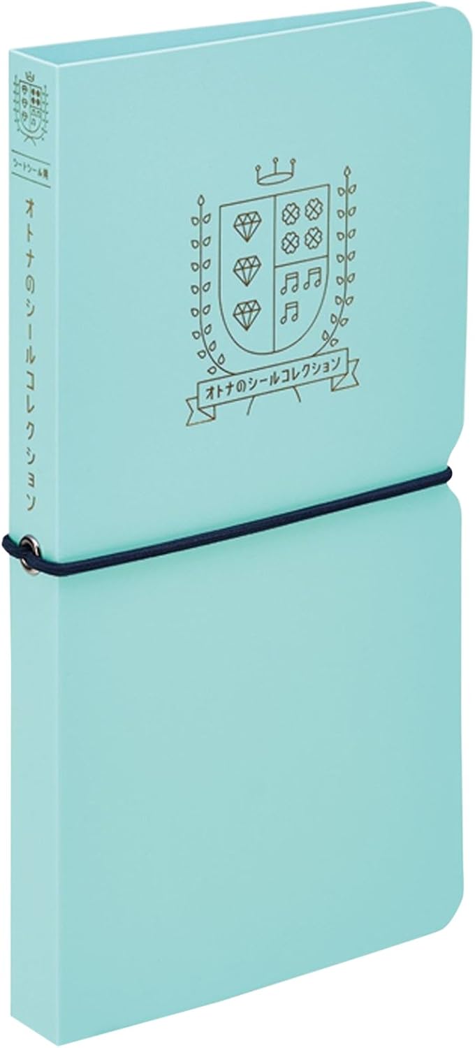 KingJim Otona Sticker File - Aqua