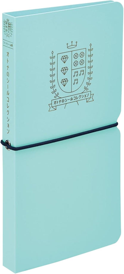 KingJim Otona Sticker File - Aqua