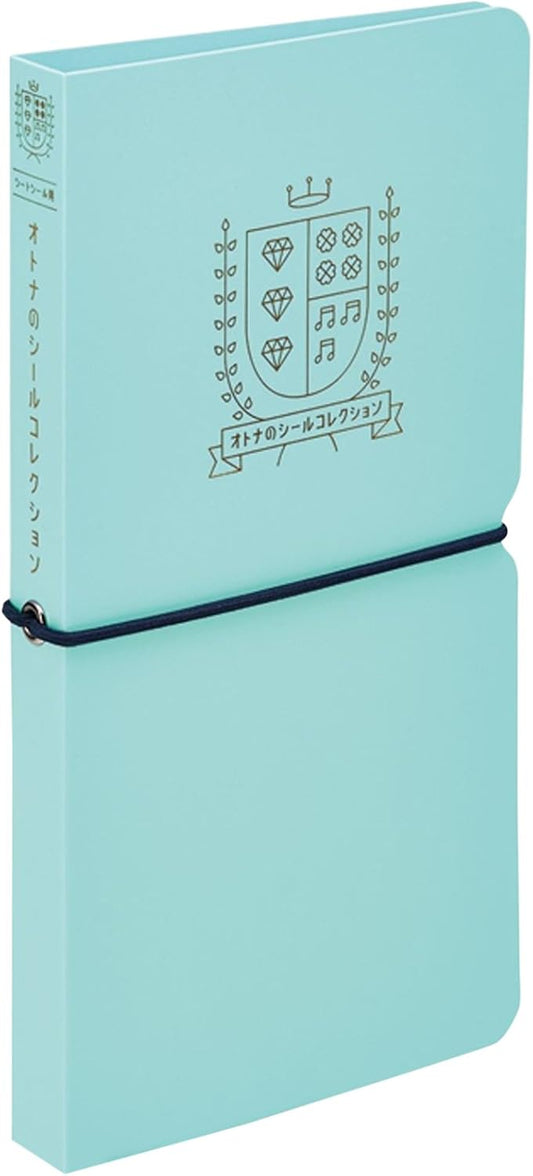 KingJim Otona Sticker File - Aqua