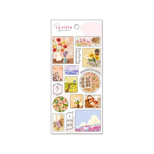 Mind Wave La Vista Sticker Sheet - Flowers