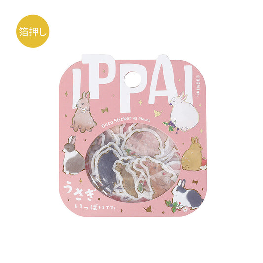 BGM Flake Stickers Ippai - Rabbits