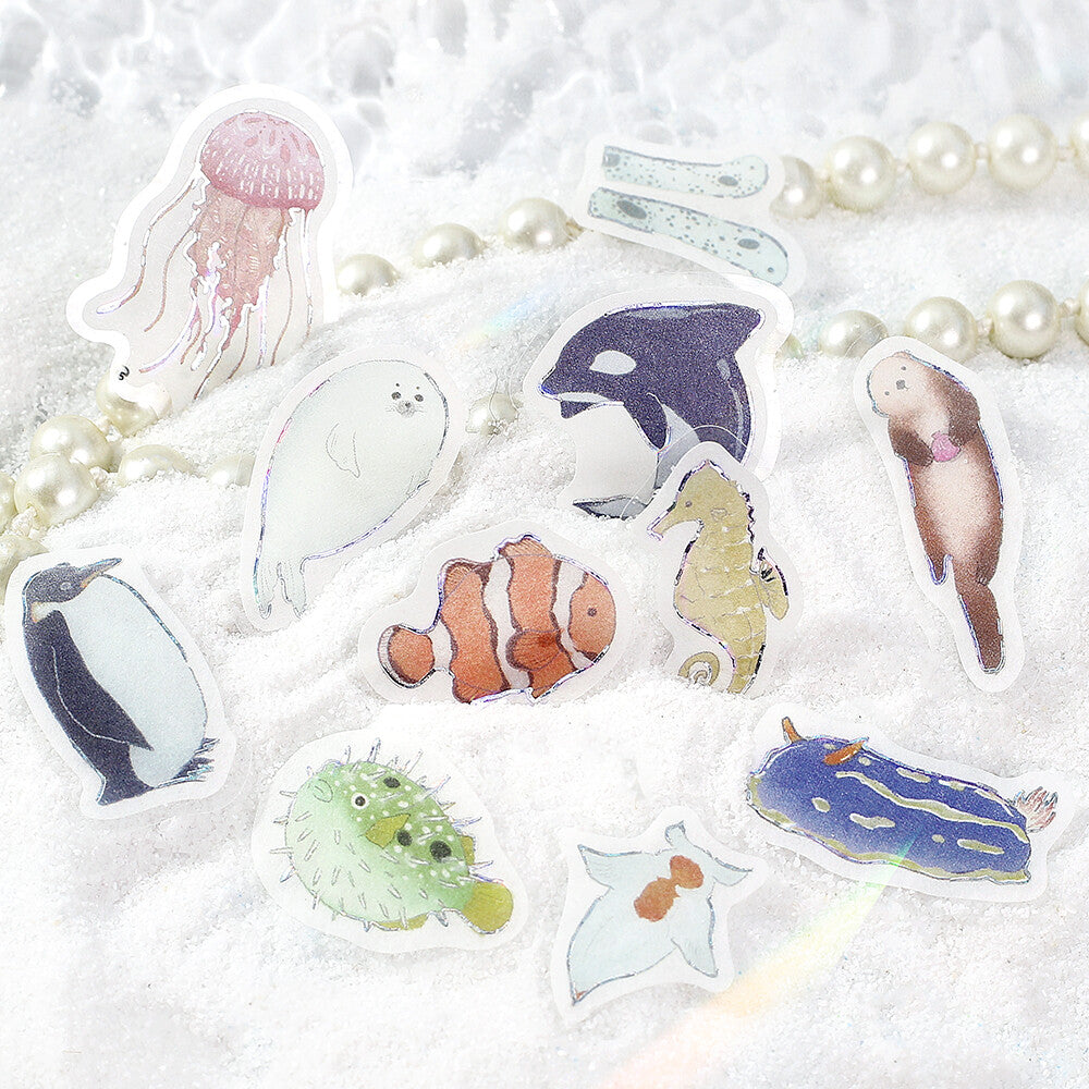 BGM Flake Stickers Ippai - Sea Life