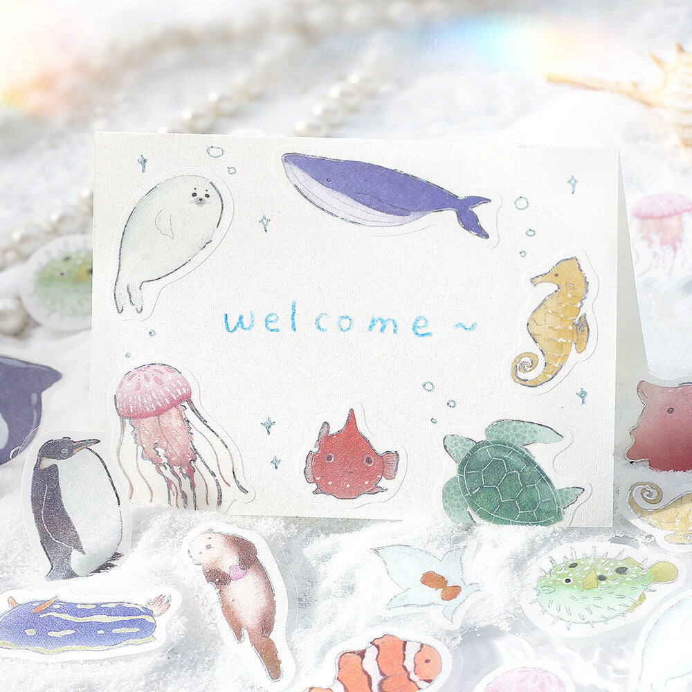 BGM Flake Stickers Ippai - Sea Life