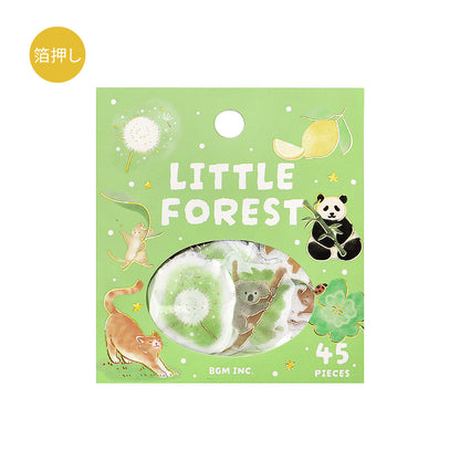 BGM Flake Stickers Little Forest - Green