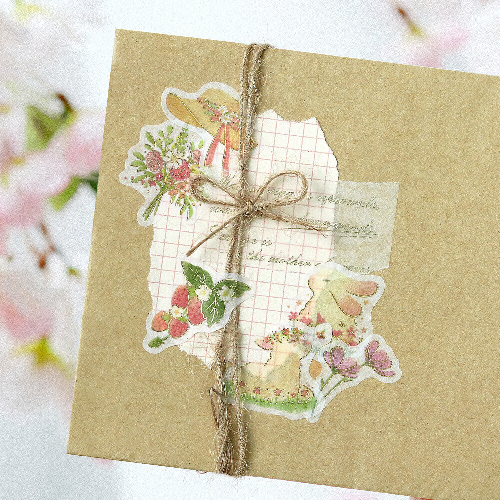 BGM Flake Stickers Little Forest - Pink