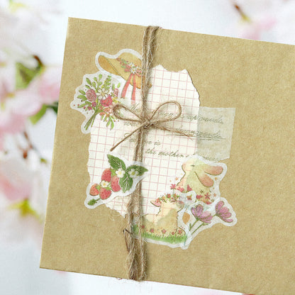 BGM Flake Stickers Little Forest - Pink