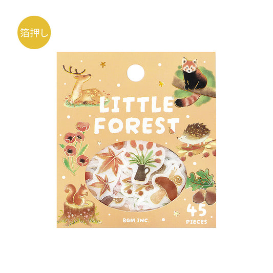 BGM Flake Stickers Little Forest - Yellow