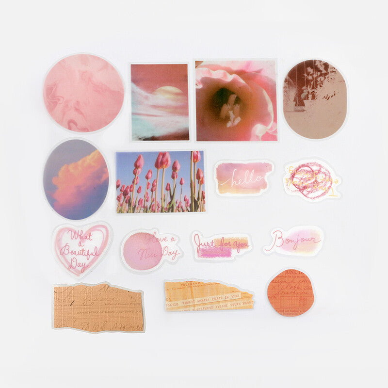 BGM Sticker Flakes Color Poems - Orange