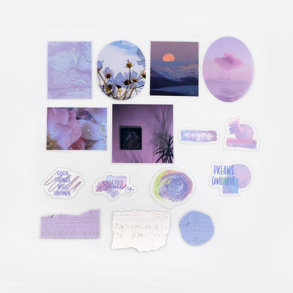 BGM Sticker Flakes Color Poems - Purple