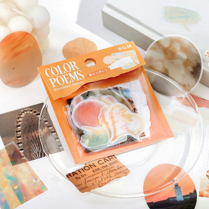 BGM Sticker Flakes Color Poems - Yellow