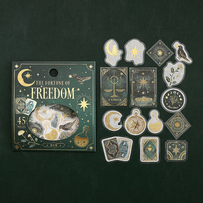 BGM Sticker Flakes Fortune Series - Freedom