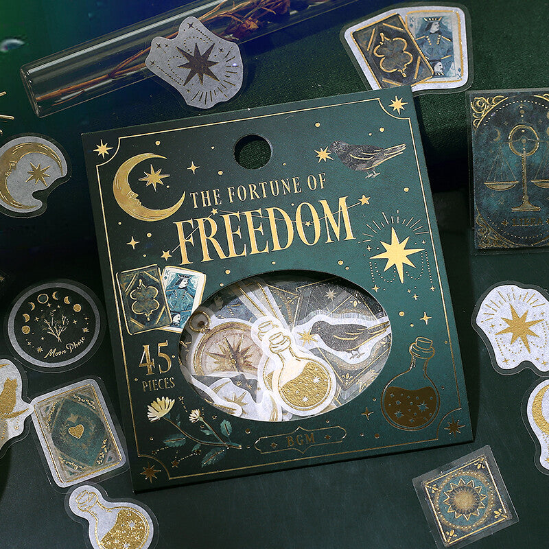 BGM Sticker Flakes Fortune Series - Freedom