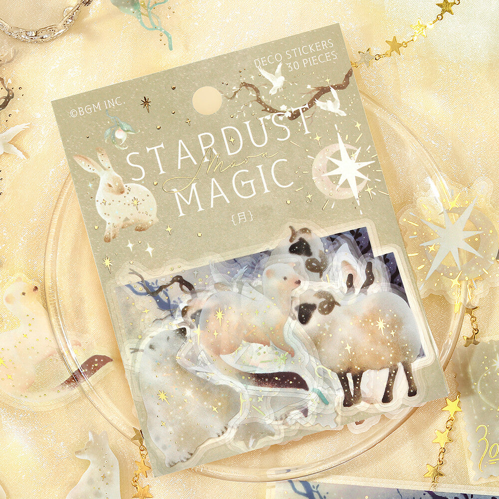 BGM Sticker Flakes Stardust Magic - Moon