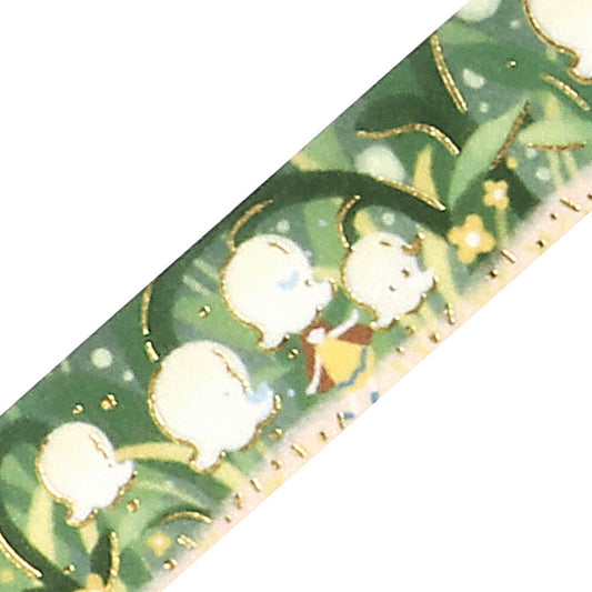 BGM Washi Tape Flower Story - Green