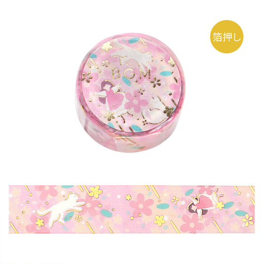 BGM Washi Tape Flower Story - Pink