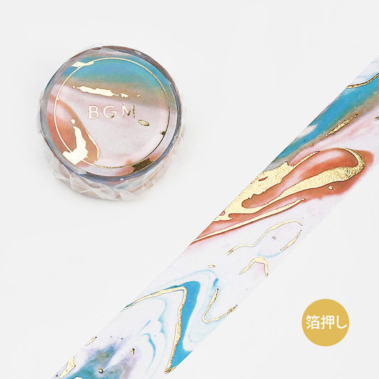 BGM Washi Tape Stone Pattern - Colourful