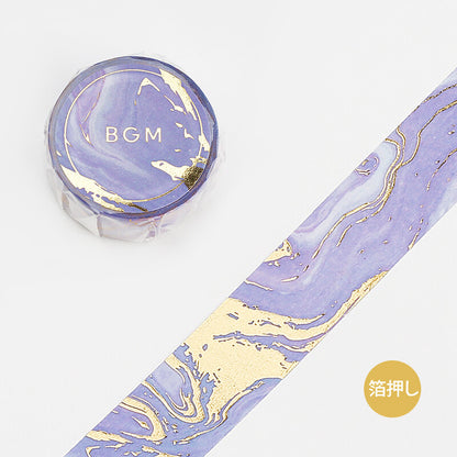 BGM Washi Tape Stone Pattern - Purple