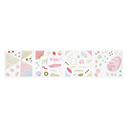 Kingjim Coffret Roll Stickers - Lilac Pink
