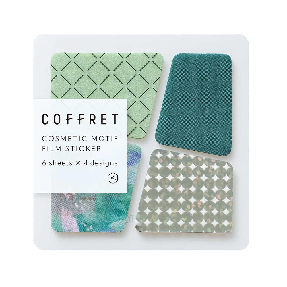 Kingjim Coffret Film Stickers - Block Peacock Green