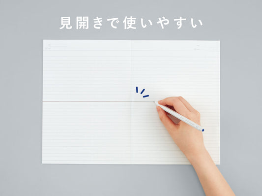 Kokuyo Campus Flat B6 Notebook - Green/Aqua