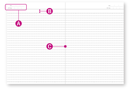 Kokuyo Campus Flat B6 Notebook - Pink