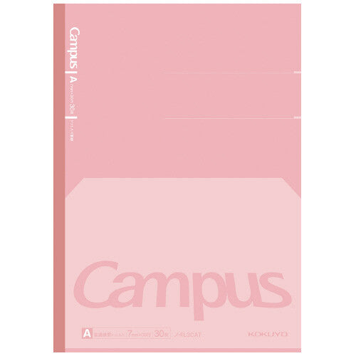 Kokuyo Campus Flat B6 Notebook - Pink