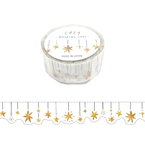 MIND WAVE Cozy Masking Tape - Star Garland